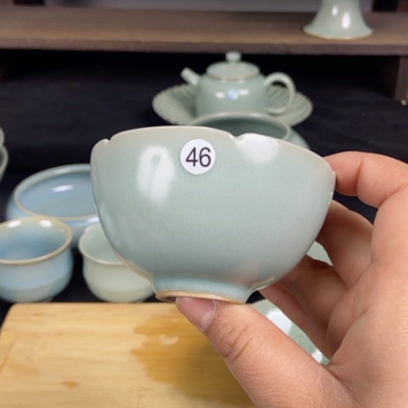 【闪购商品】手工葵口杯原矿釉