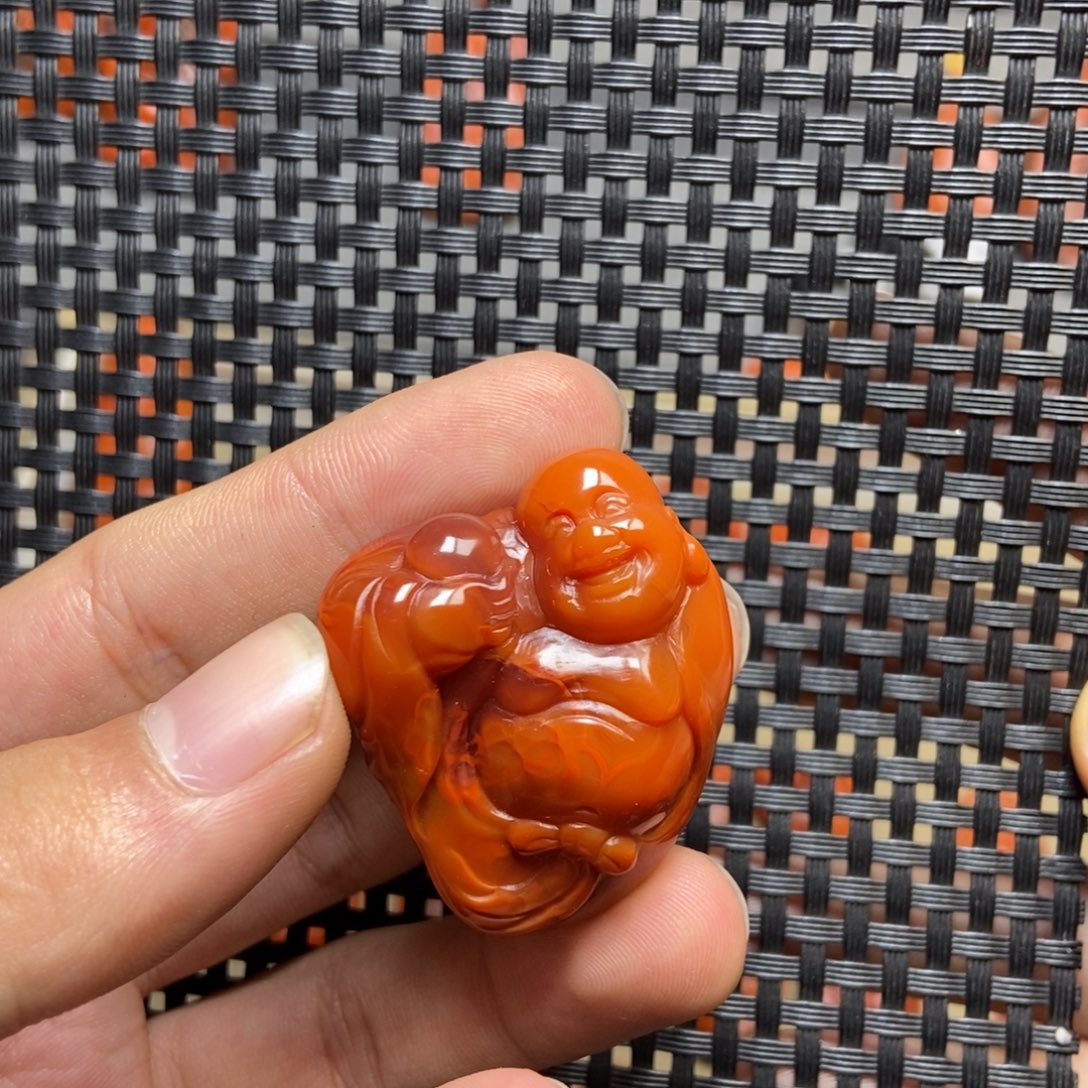 ****儿南红玛瑙未镶嵌吊坠(不含链)