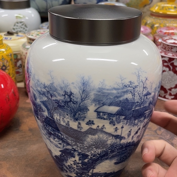 陶瓷罐茶叶罐密封罐储物罐