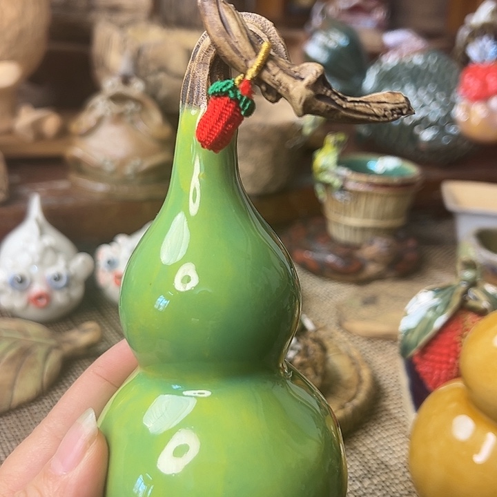 我***星葫芦摆件陶瓷摆件