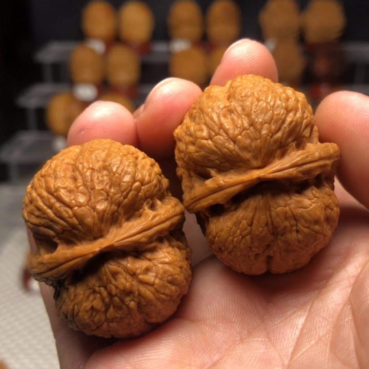 文玩核桃把件12鸿运元宝