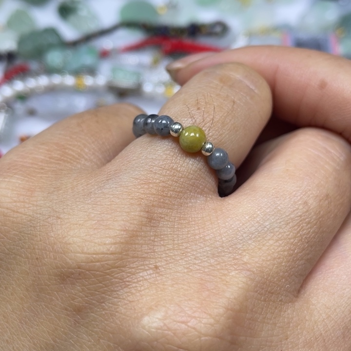 翡翠戒指银S925镶嵌57899999999