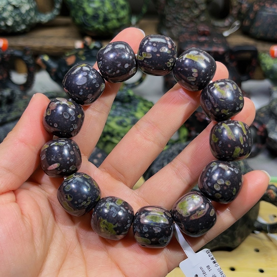 石材梅花石安山玉