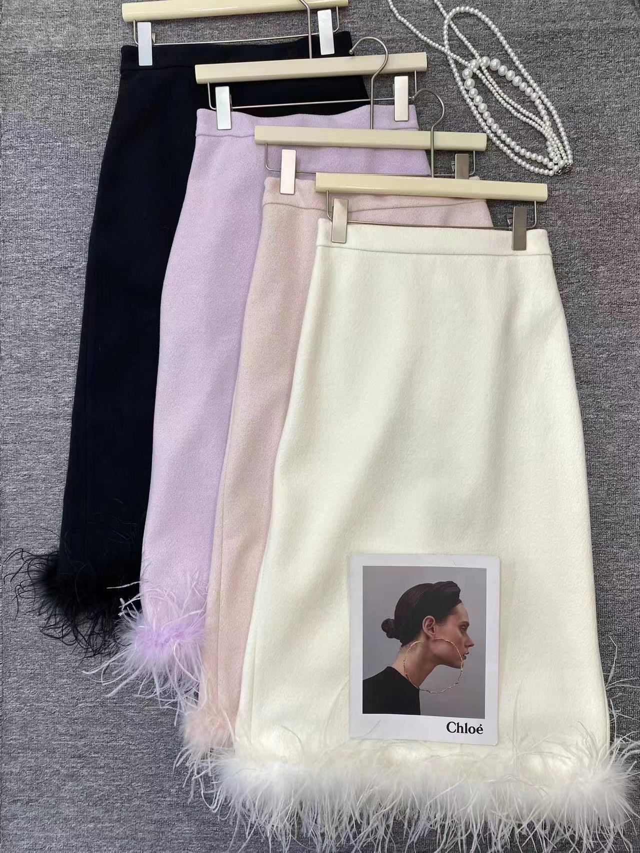 2025秋冬新羊毛显瘦加厚半裙