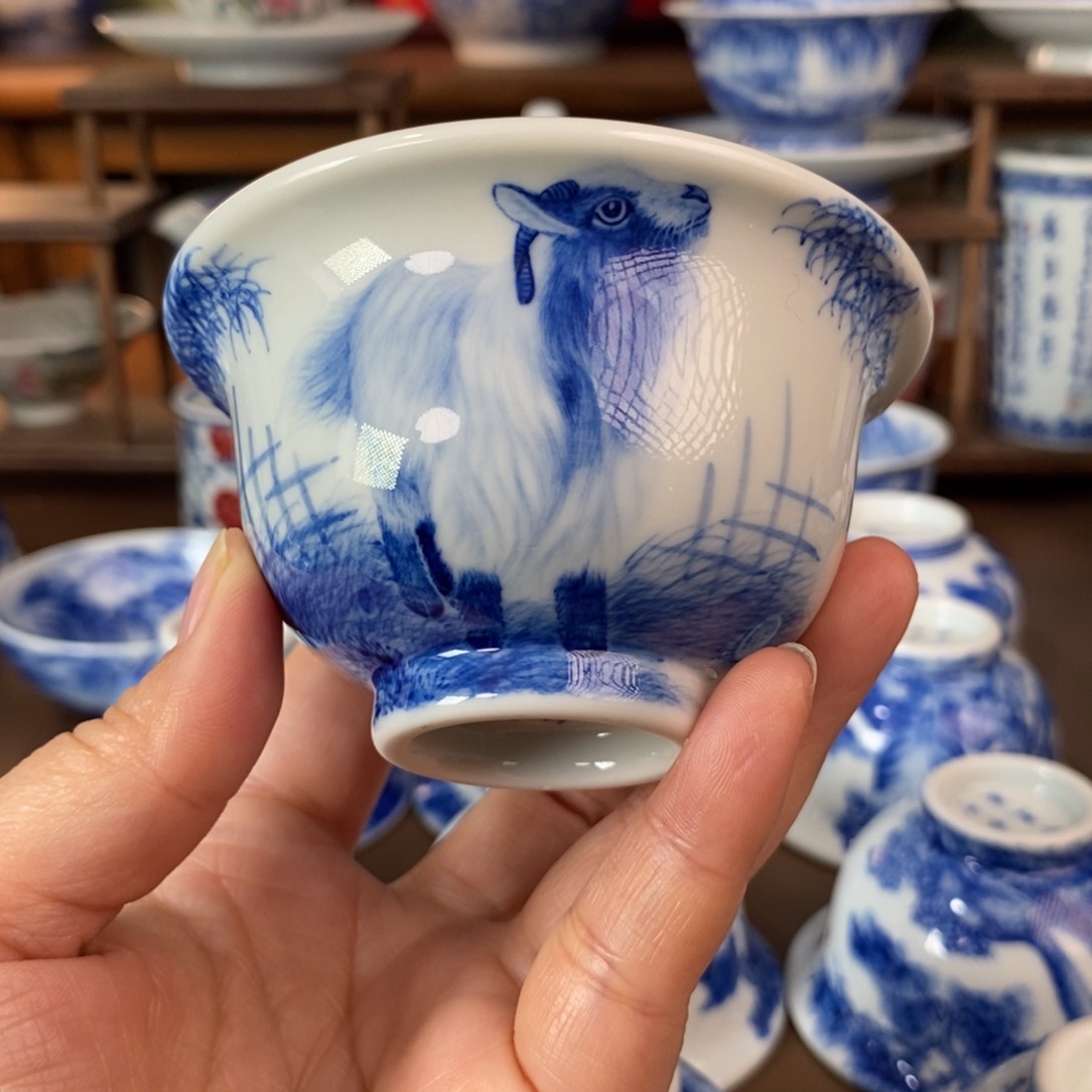 景德镇陶瓷手工手绘