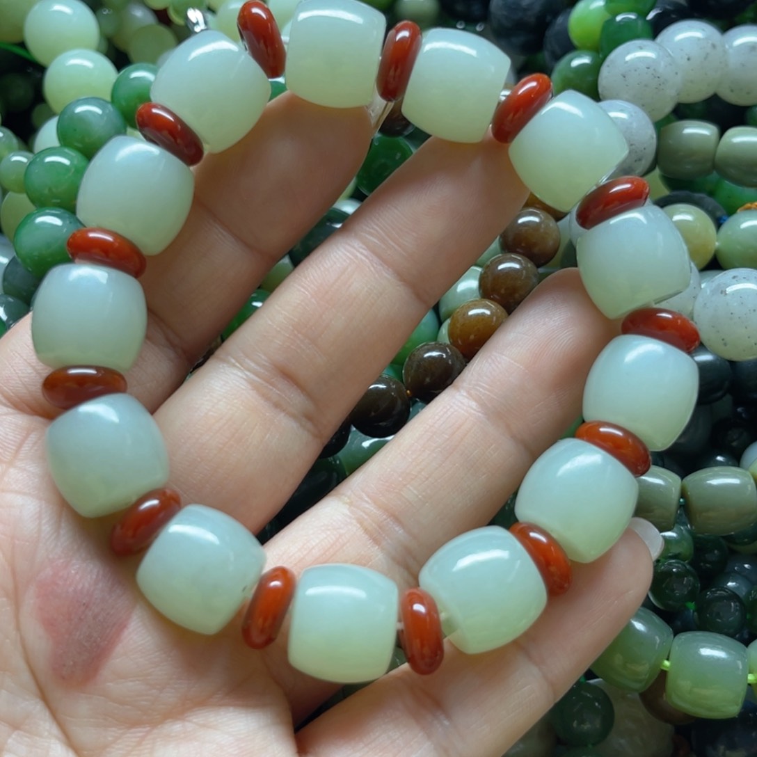 和田玉手链未镶嵌