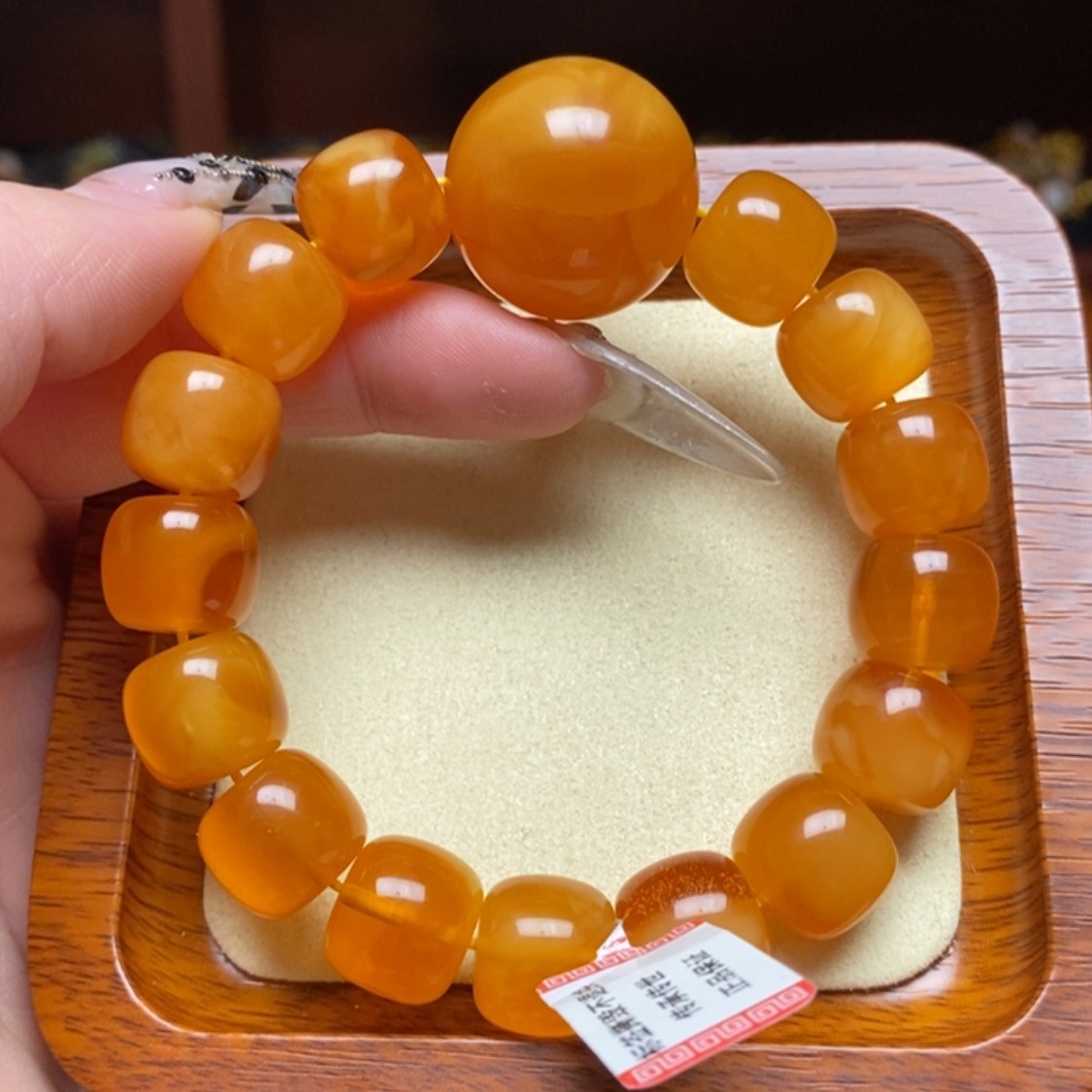 【闪购商品】蜜蜡手链未镶嵌手串