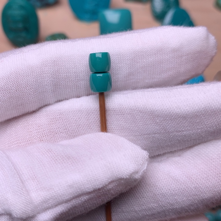 绿松石直切5.7未镶嵌