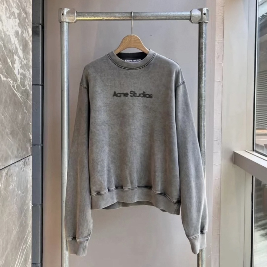 99新 AcneStudios （dw）褪色字母卫衣 s-l