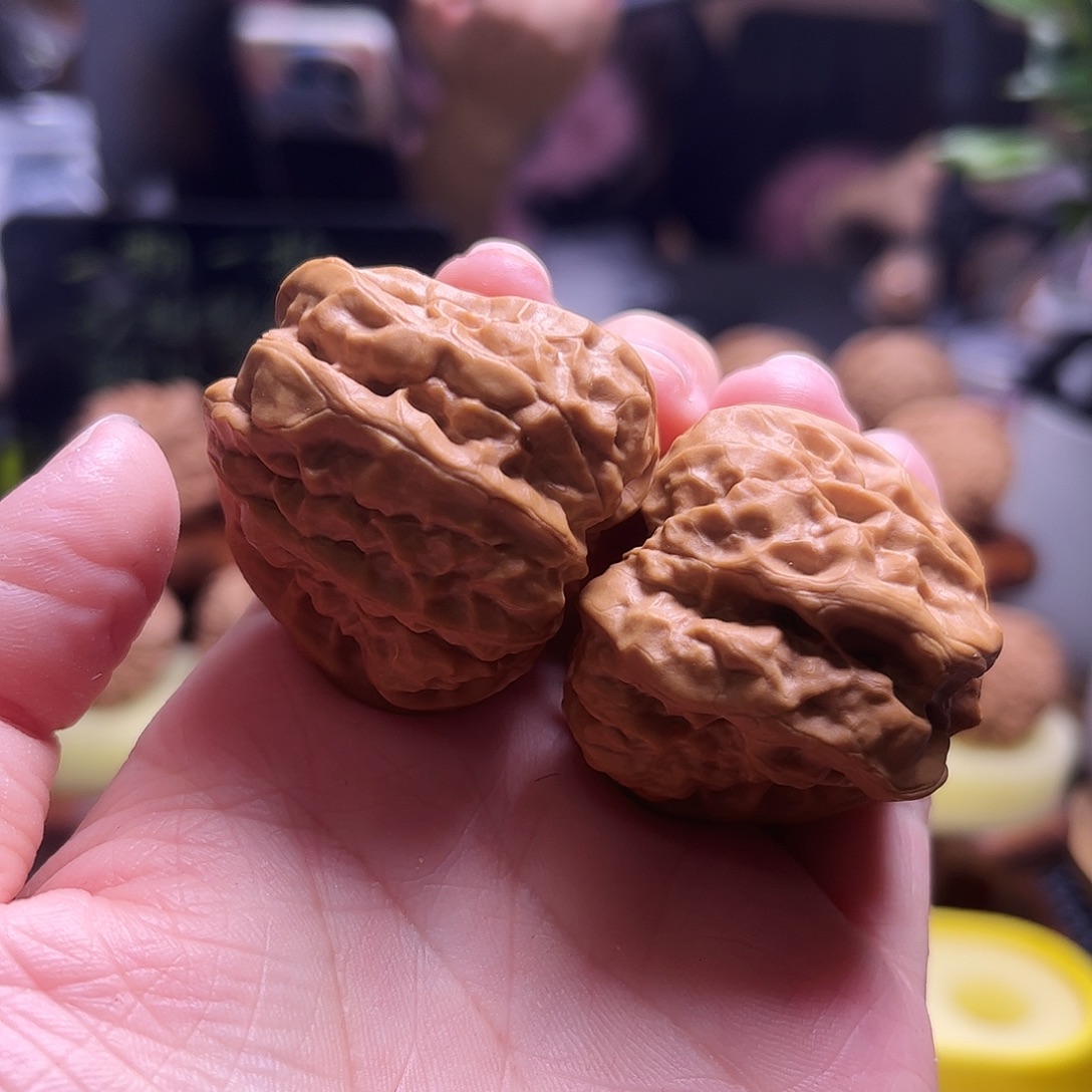 文玩核桃把件38尺蛤蟆77