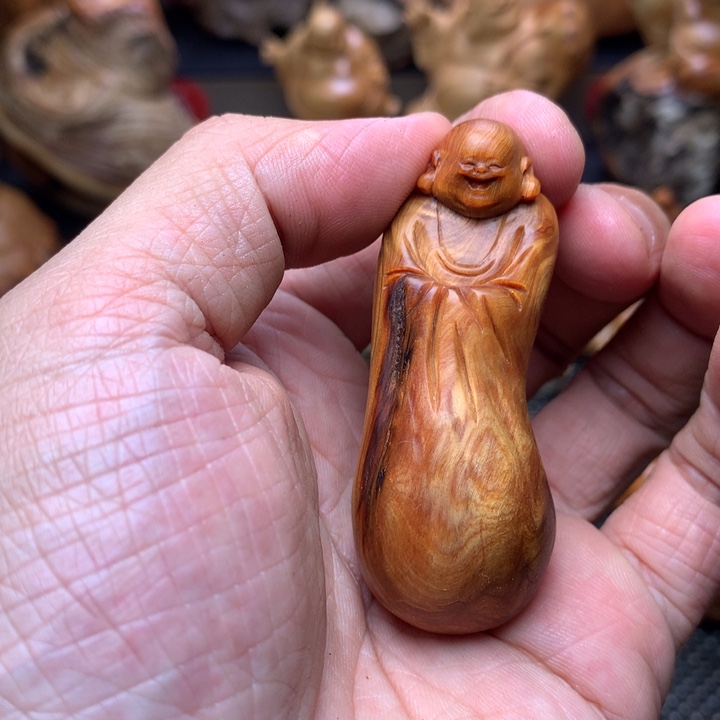 柏木（崖柏）崖柏陈化料手把件