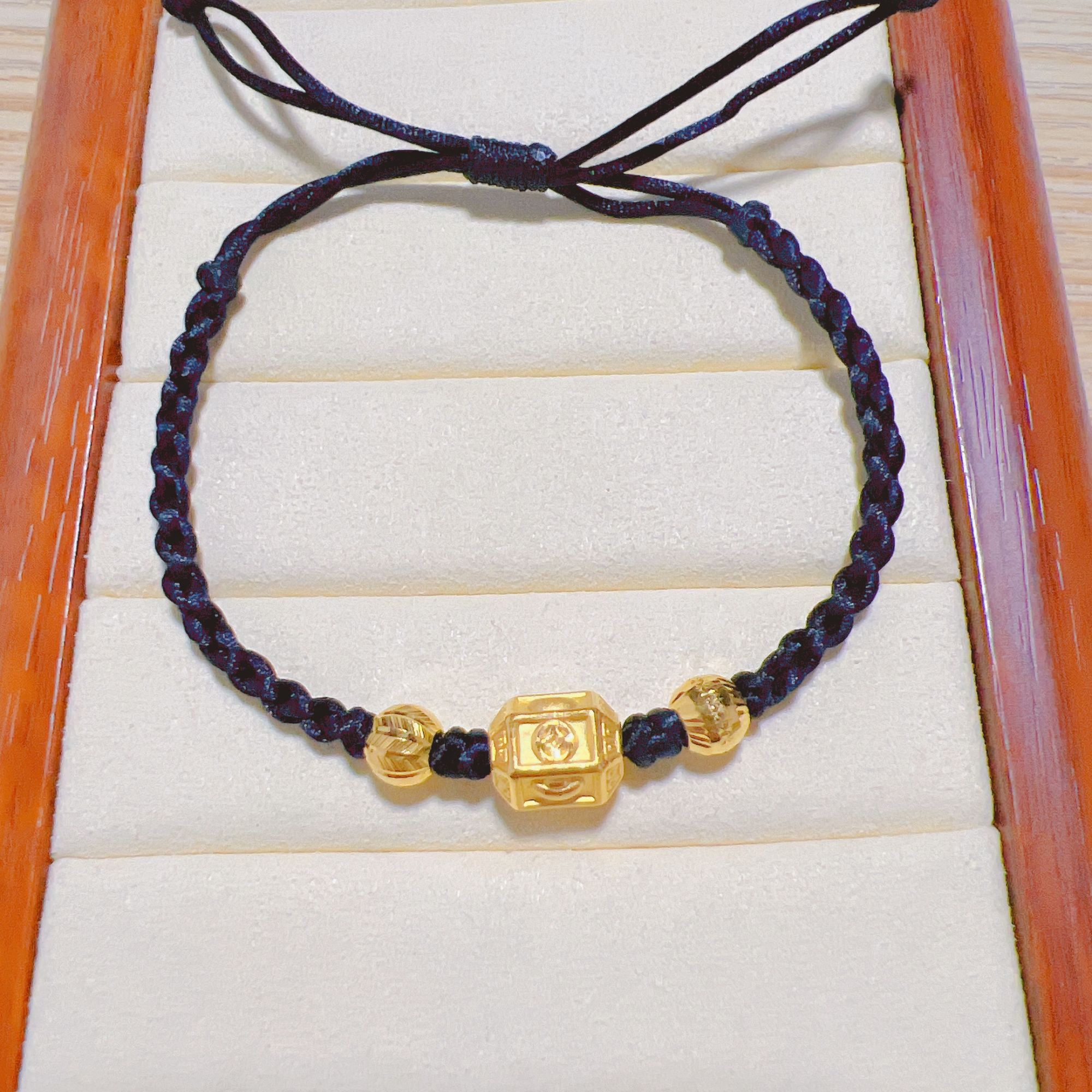 足金元宝六合手串1.53克