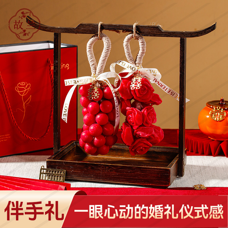 原创香皂整串葡萄串创意香薰皂手工皂伴手礼生日礼物