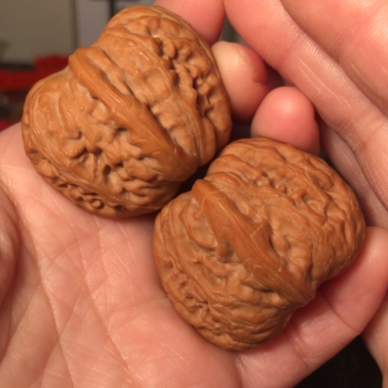 【闪购商品】文玩核桃把件平谷元宝42