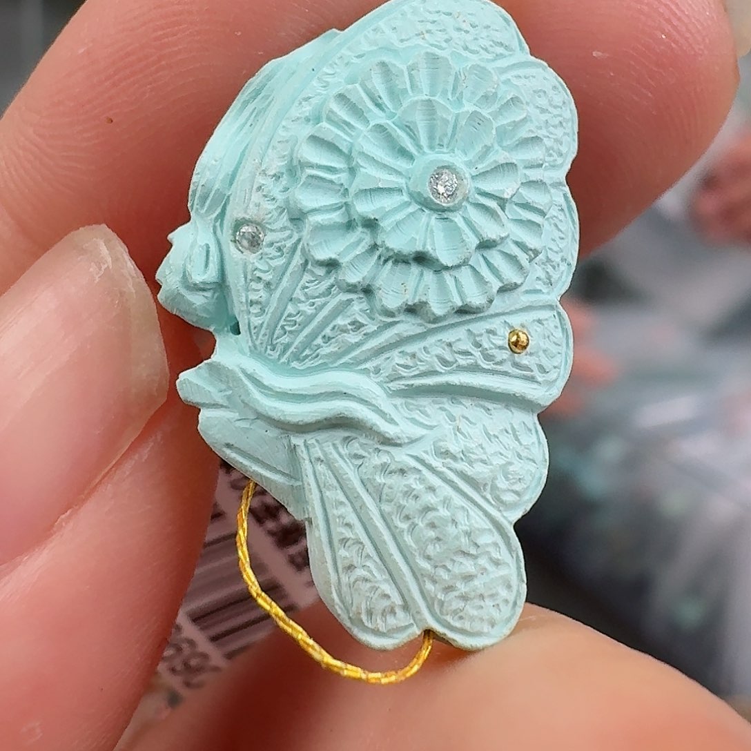 绿松石珠宝奇石未镶嵌