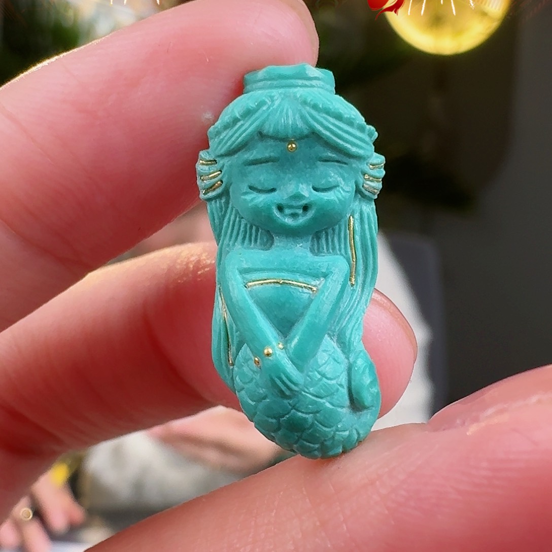 绿松石珠宝奇石未镶嵌