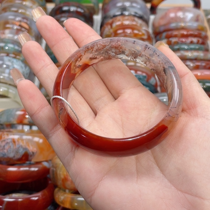 【闪购商品】玛瑙/玉髓手镯未镶嵌那***芳65