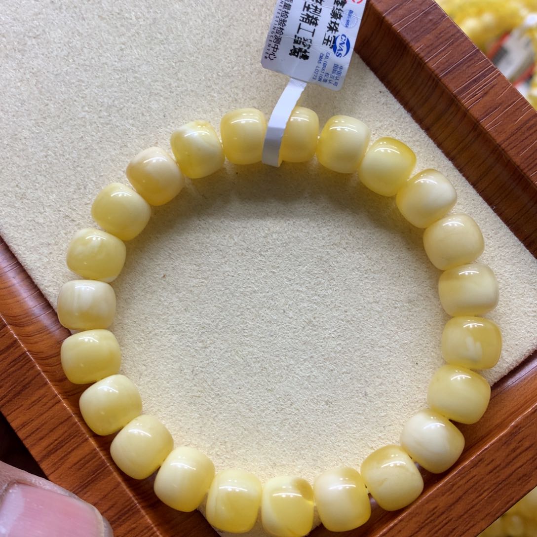 蜜蜡手链未镶嵌蜜蜡