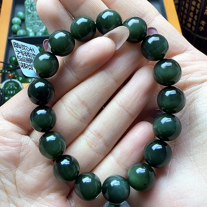 和田玉（碧玉）手串未镶嵌