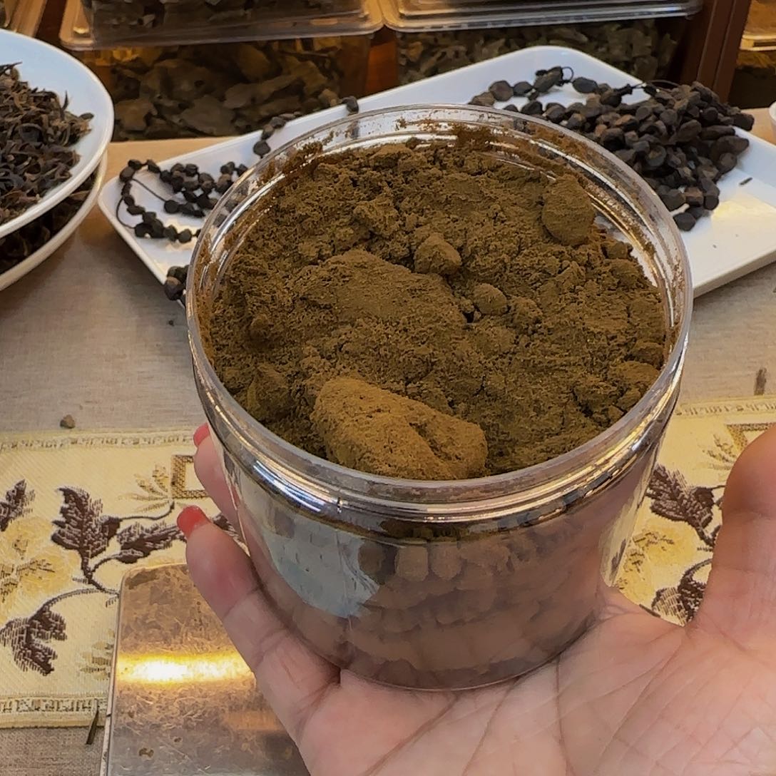 沉香沉香木制品绿奇楠醇化老料粉101克