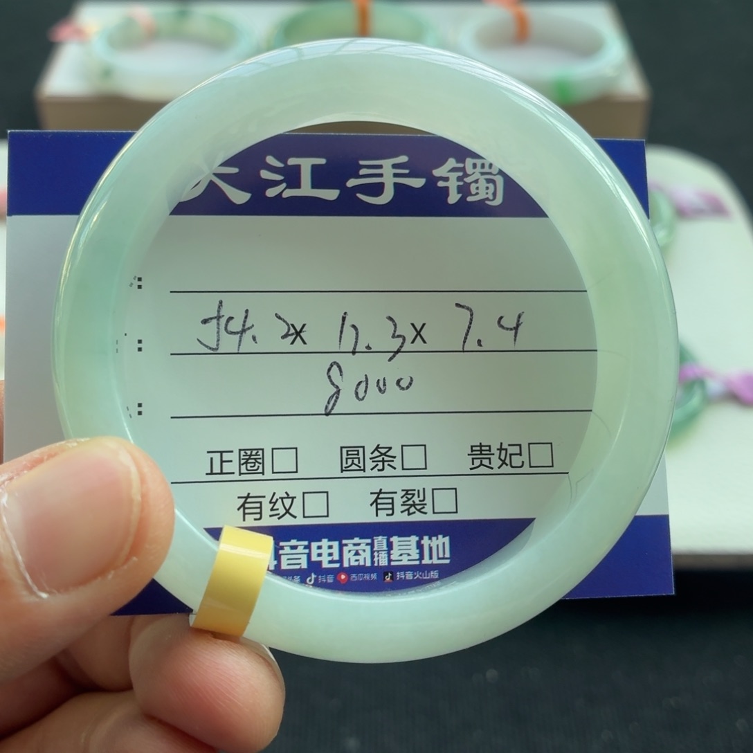 未镶嵌手镯翡翠                  