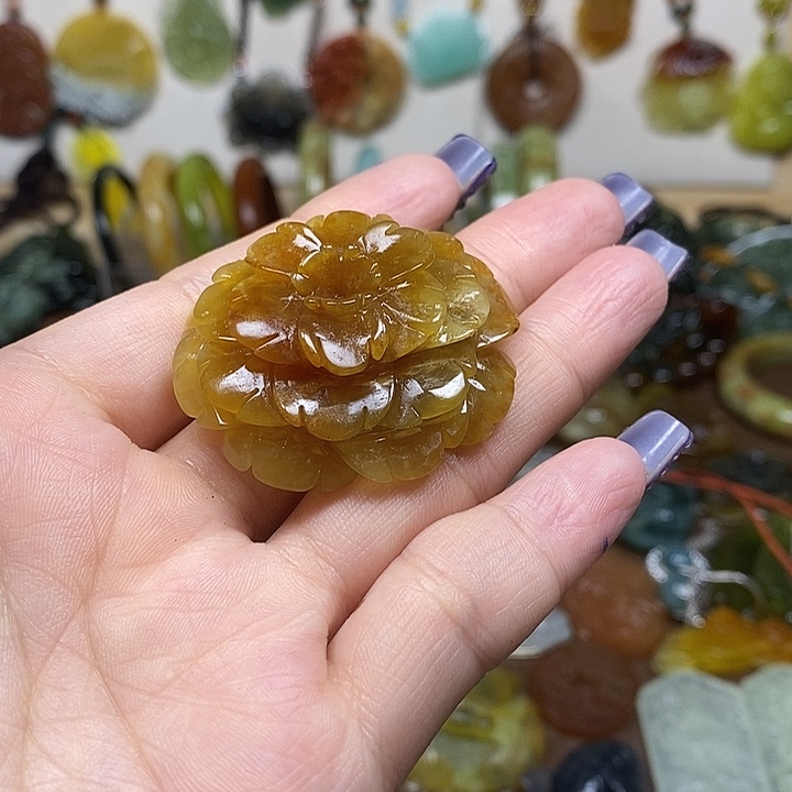 蛇纹石玉手排未镶嵌胜*