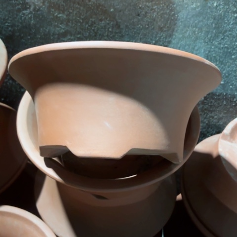 紫砂花盆50-2微瑕33-14