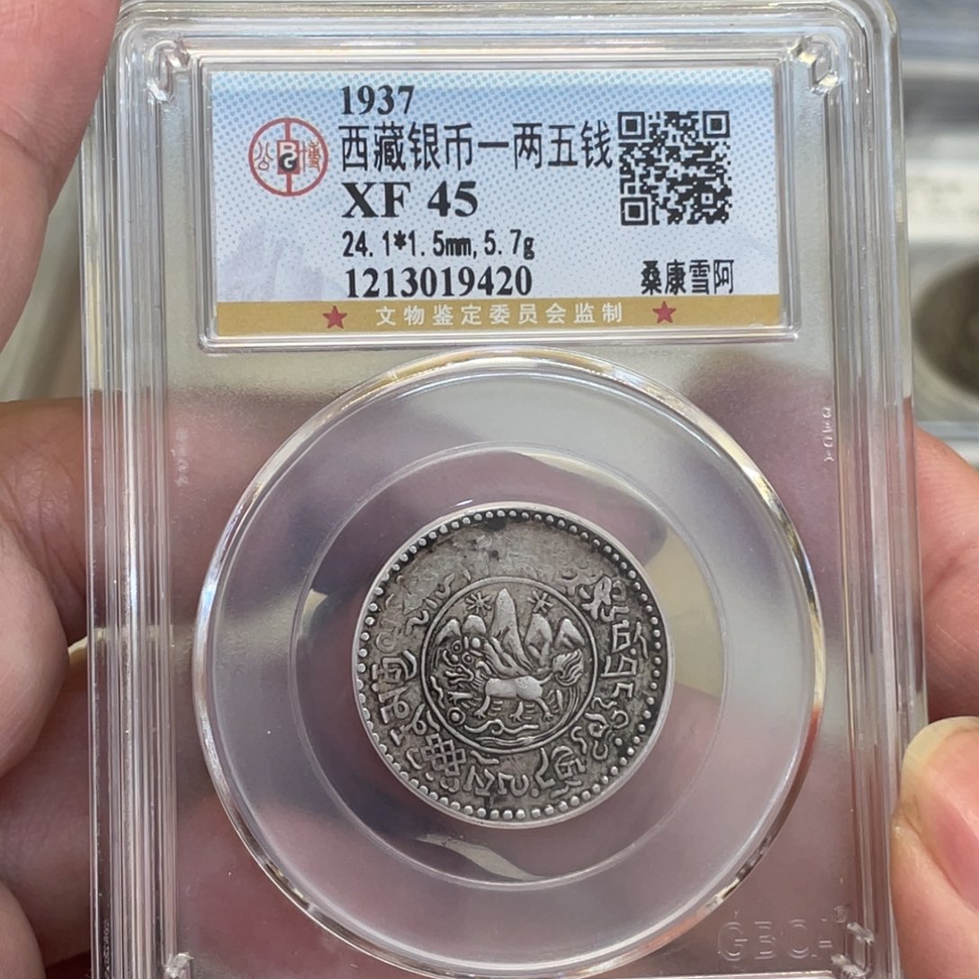 银古钱币一枚图片品相