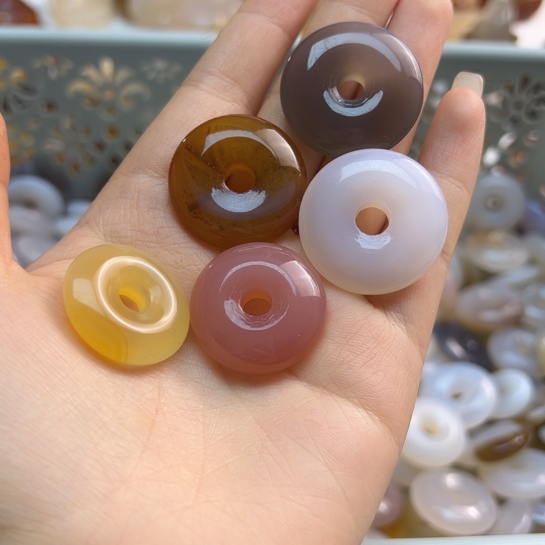 玛瑙/玉髓未镶嵌吊坠(不含链)