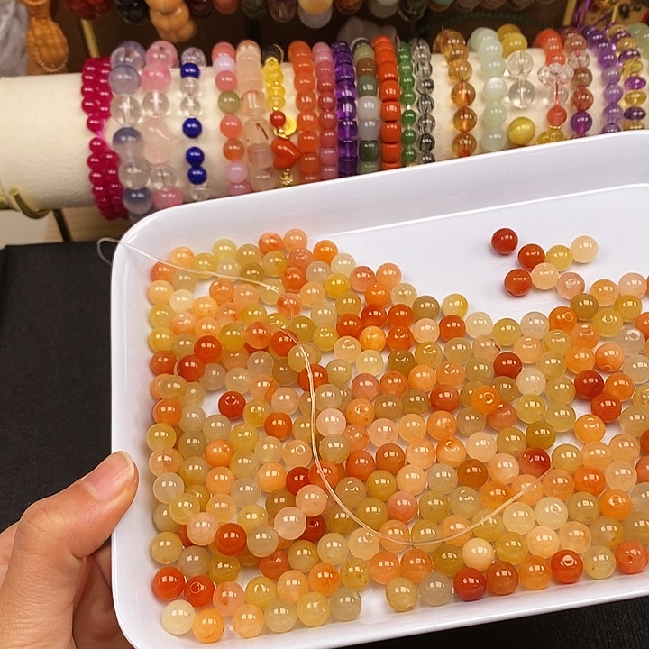 未镶嵌卡8金丝玉100玛瑙/玉髓