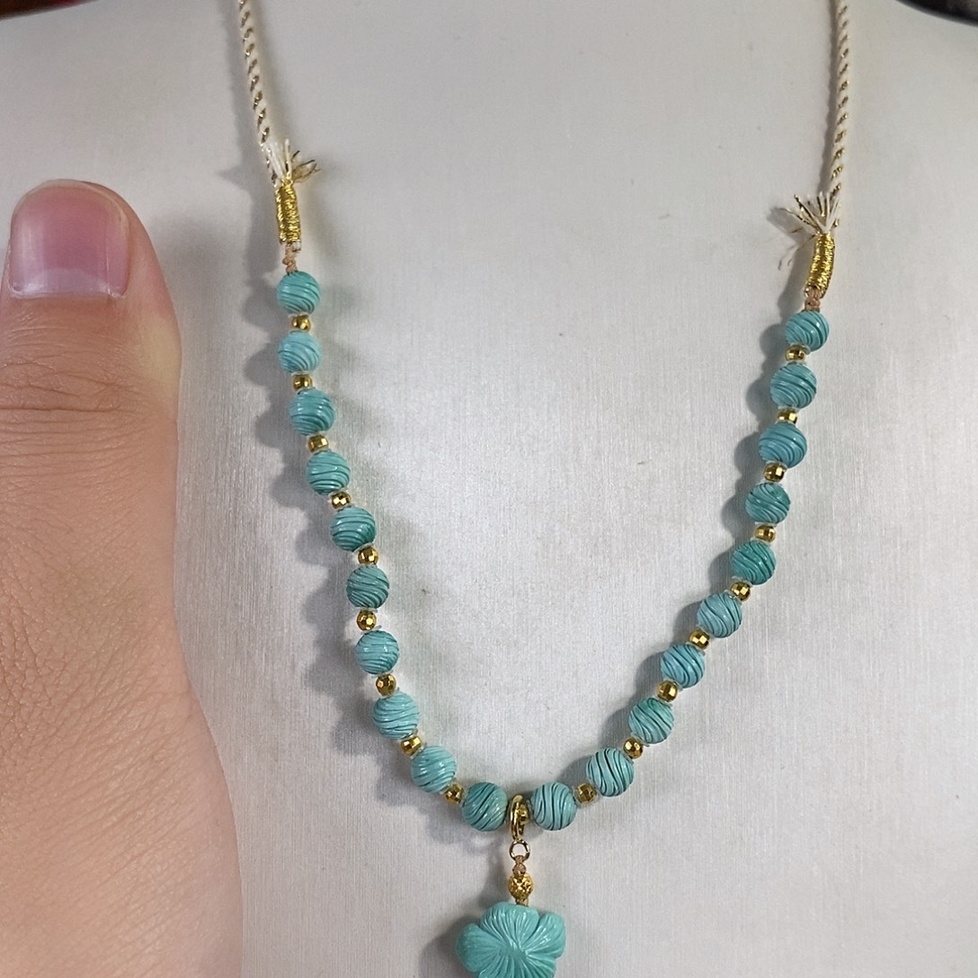 绿松石18K金镶嵌珠宝奇石