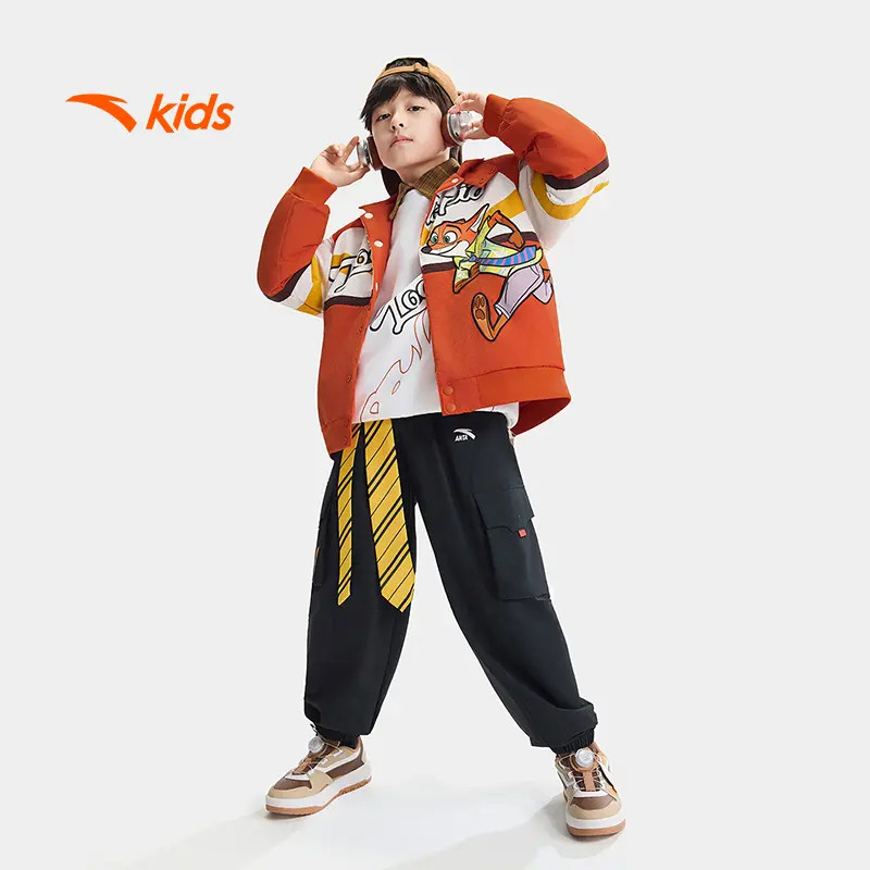 【疯狂动物城】安踏儿童摇粒绒2026新款保暖舒适运动外套352618614