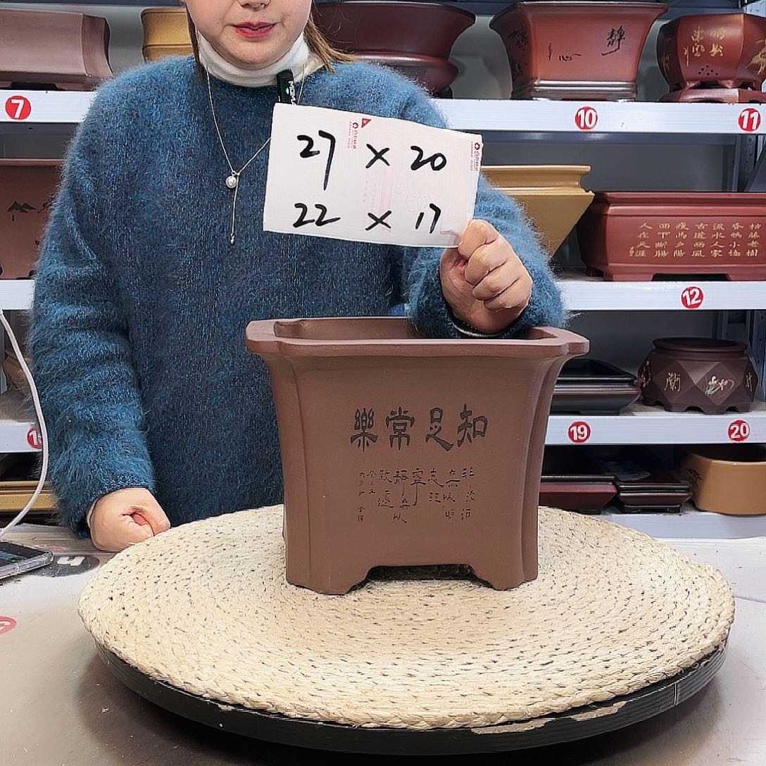 紫砂花盆紫砂花盆