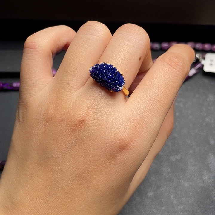 苏纪石（舒俱来）银S925镶嵌戒指