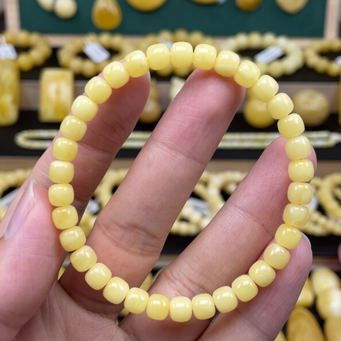 琥珀裸石未镶嵌琥珀蜜蜡