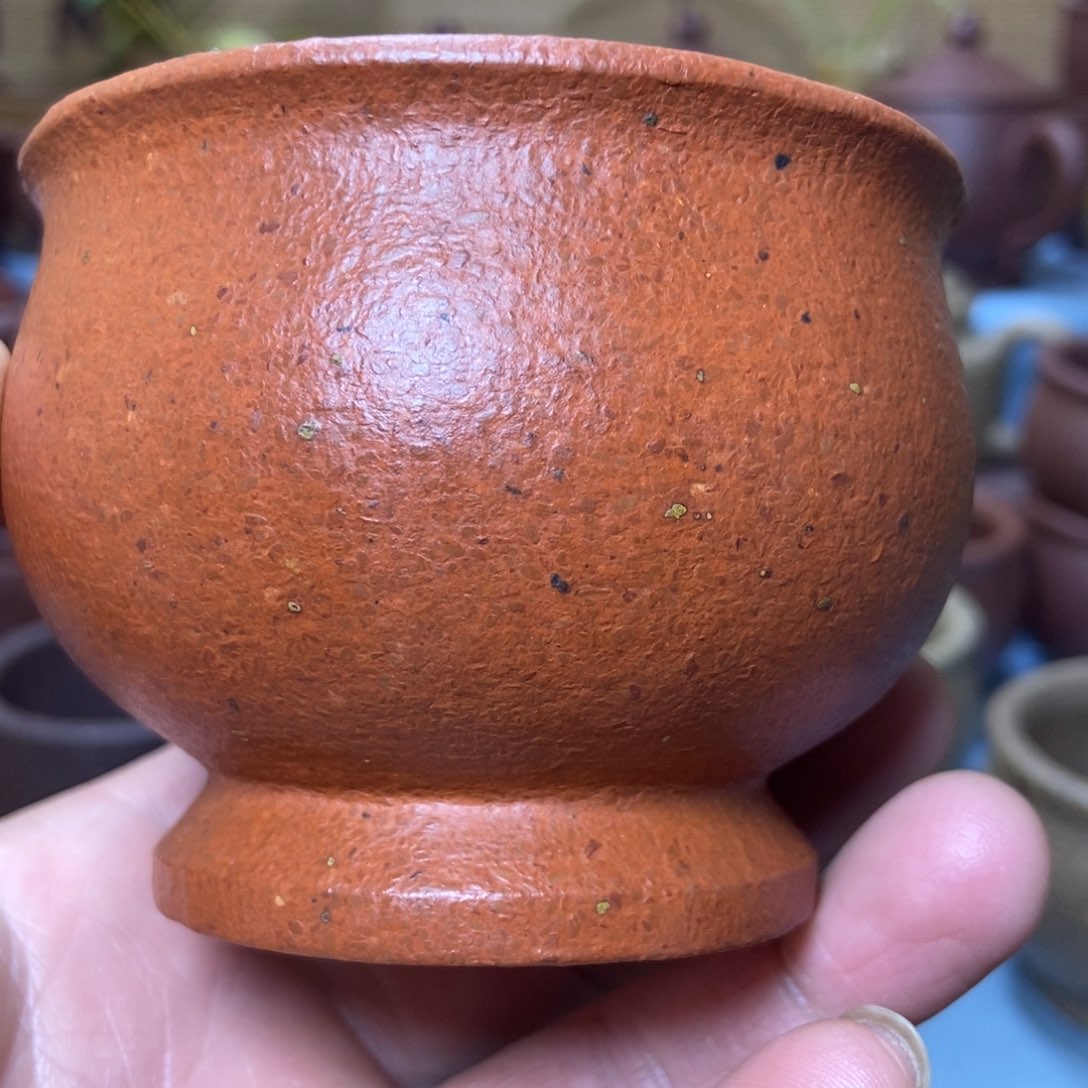 茶杯紫砂16目全砂手工泥180毫升