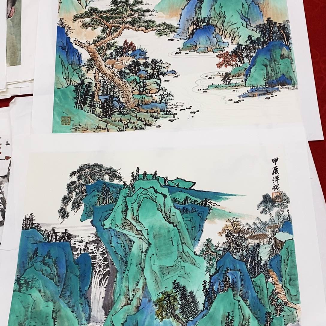 国画红色系真的超好的很