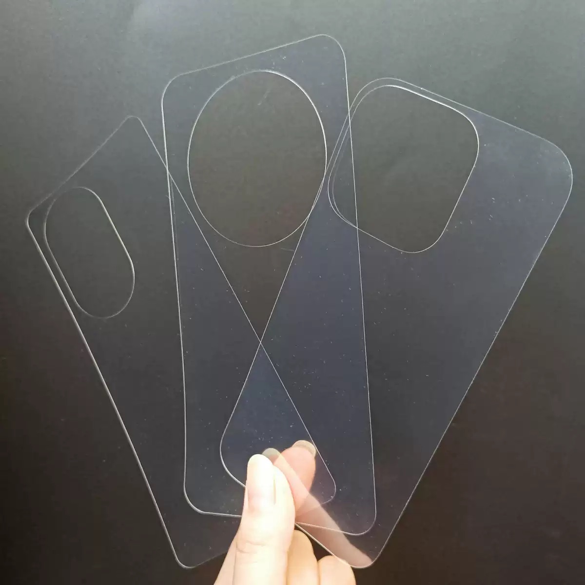 适用苹果手机壳背卡iphone16双面膜高清透明卡纸16/15DIY卡膜咕