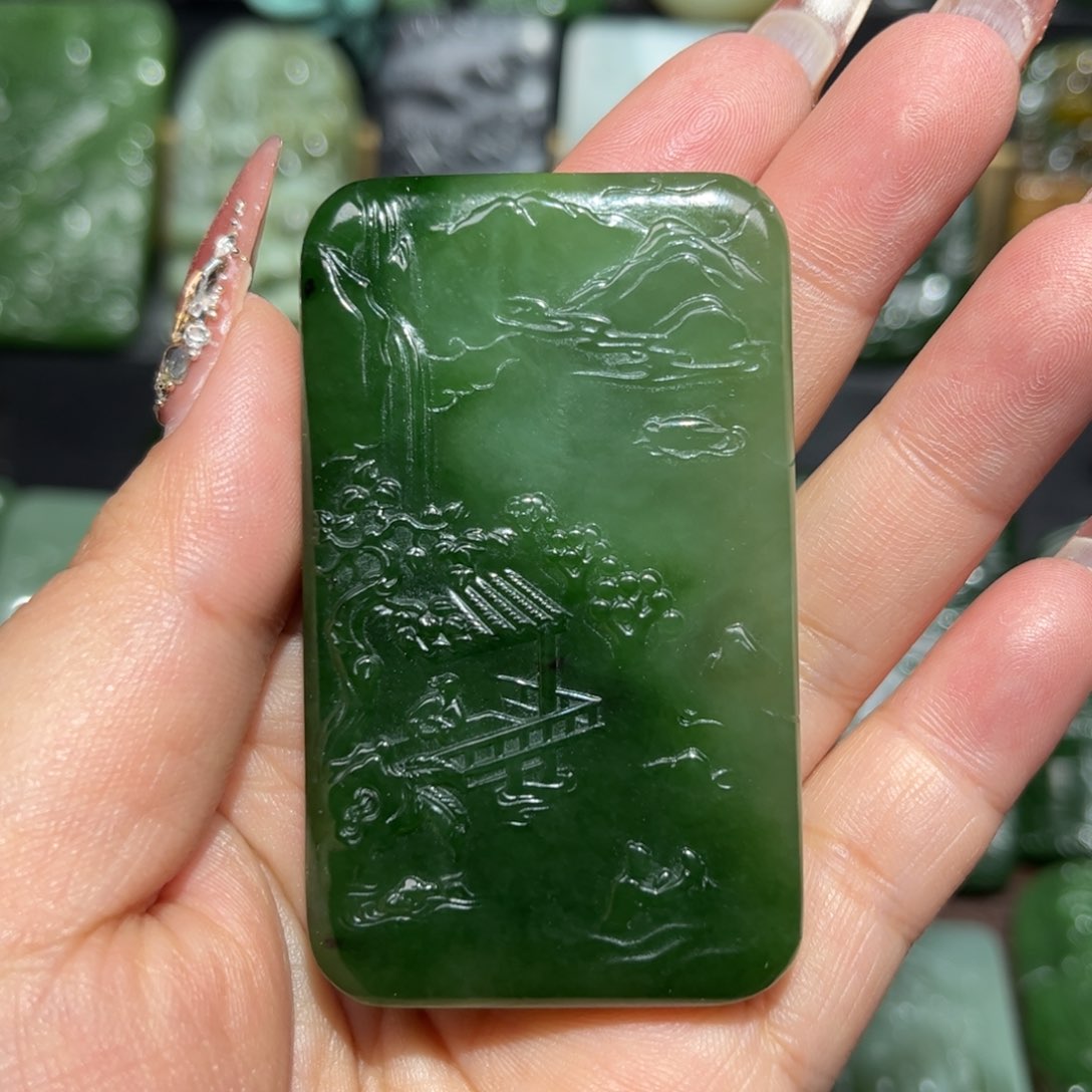 和田玉挂件未镶嵌