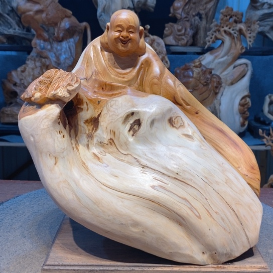 柏木（崖柏）根雕摆件