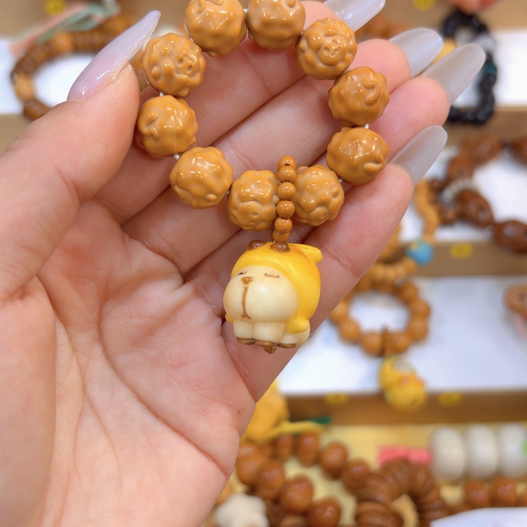 星月菩提手串全品猴头小羊
