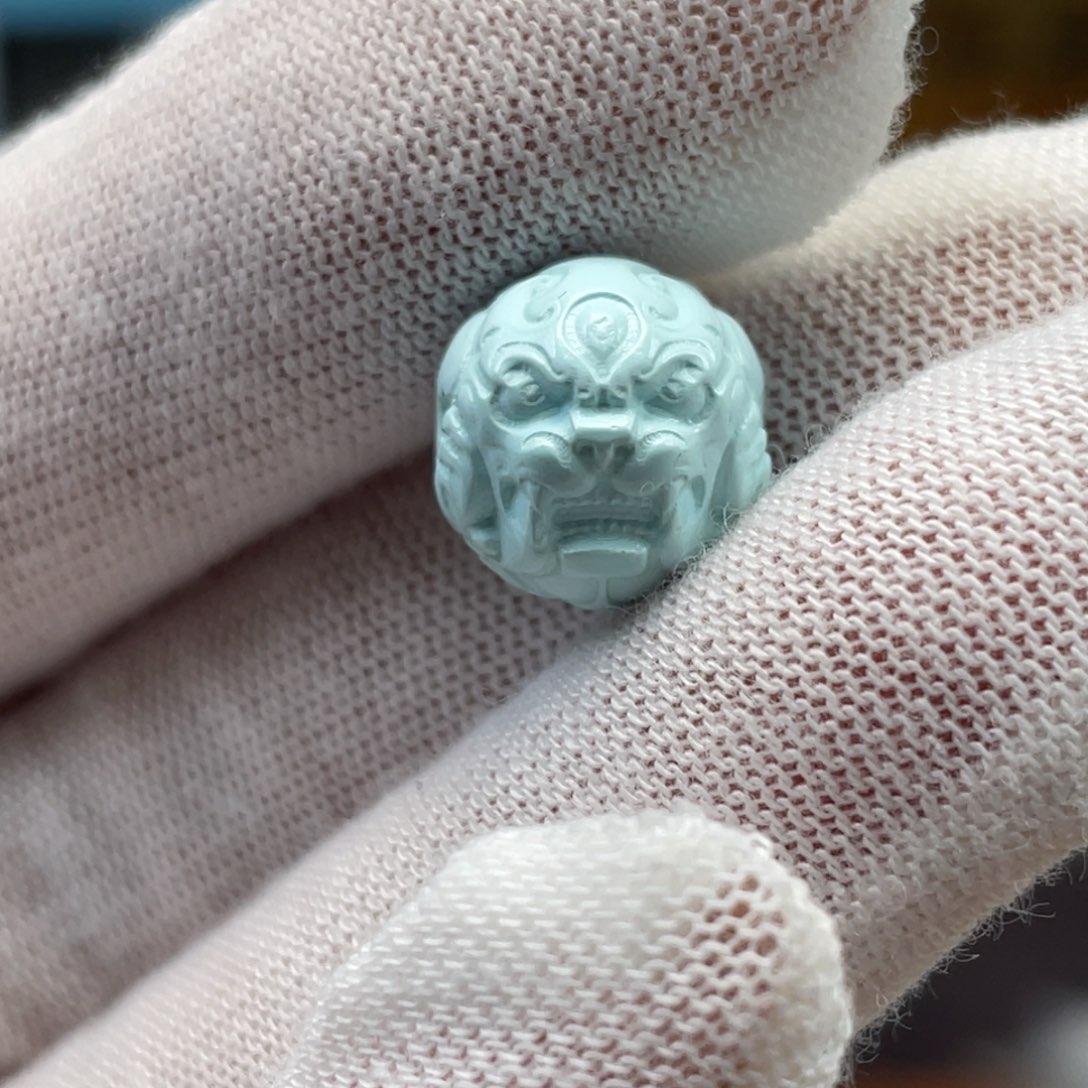 绿松石未镶嵌挂件