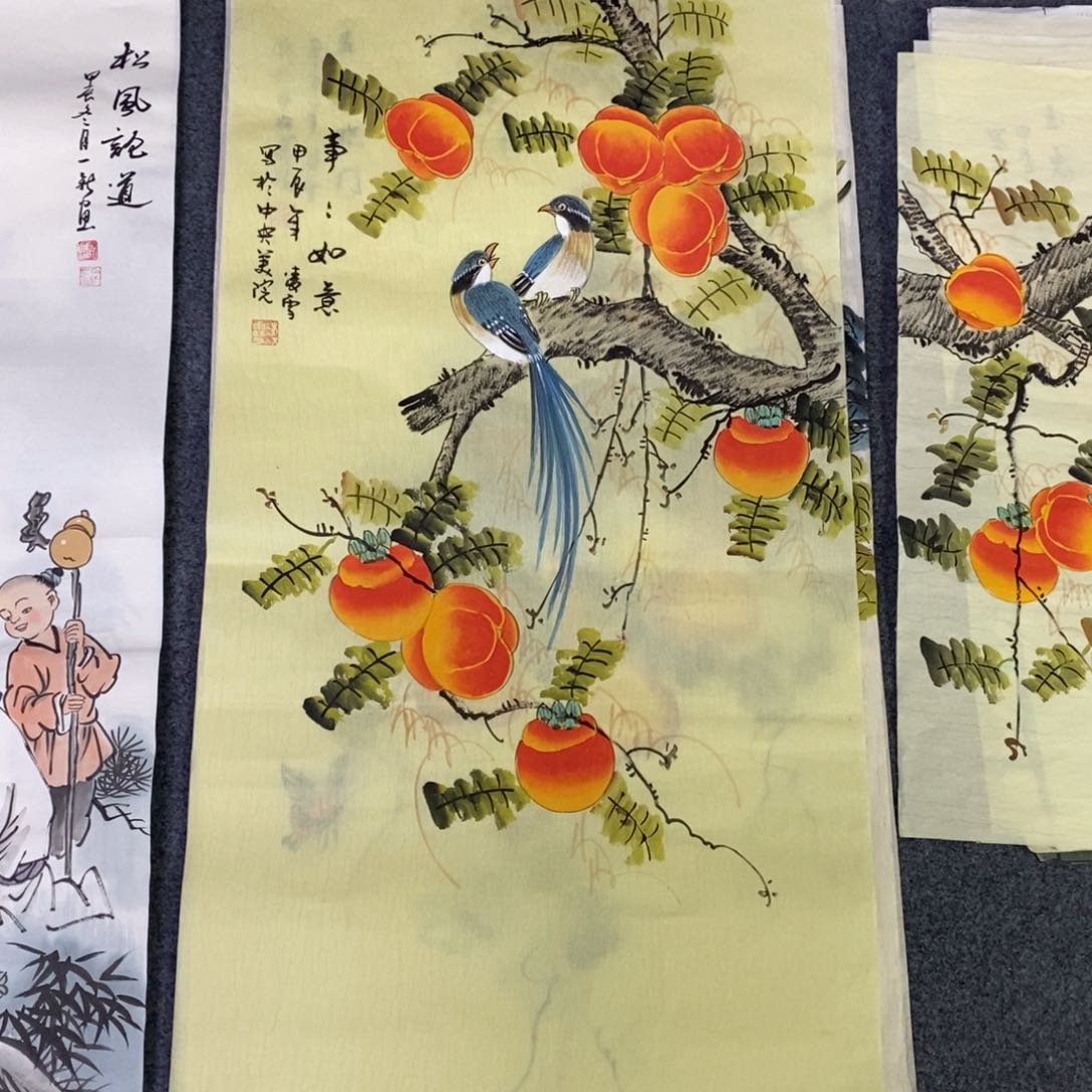 国画尺寸100✖️50三尺手绘画画画