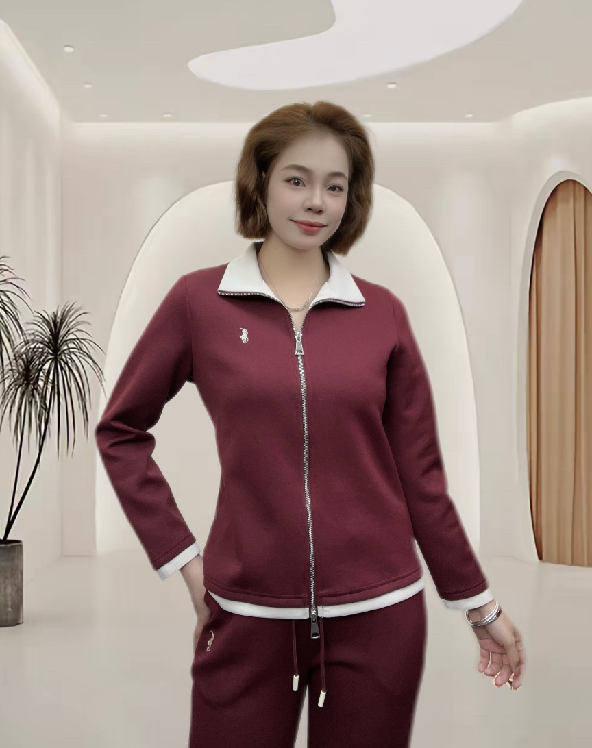 秋冬新款时尚休闲洋气显瘦大码运动套装减龄宽松气质女士长袖秋季