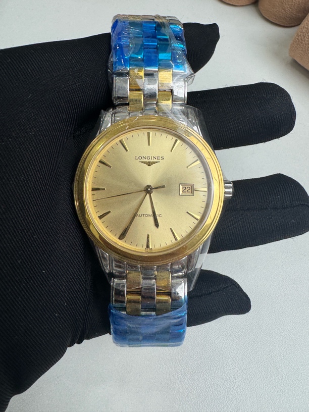 99新 Longines/浪琴 99新军旗系列自动机械男表表径38.5