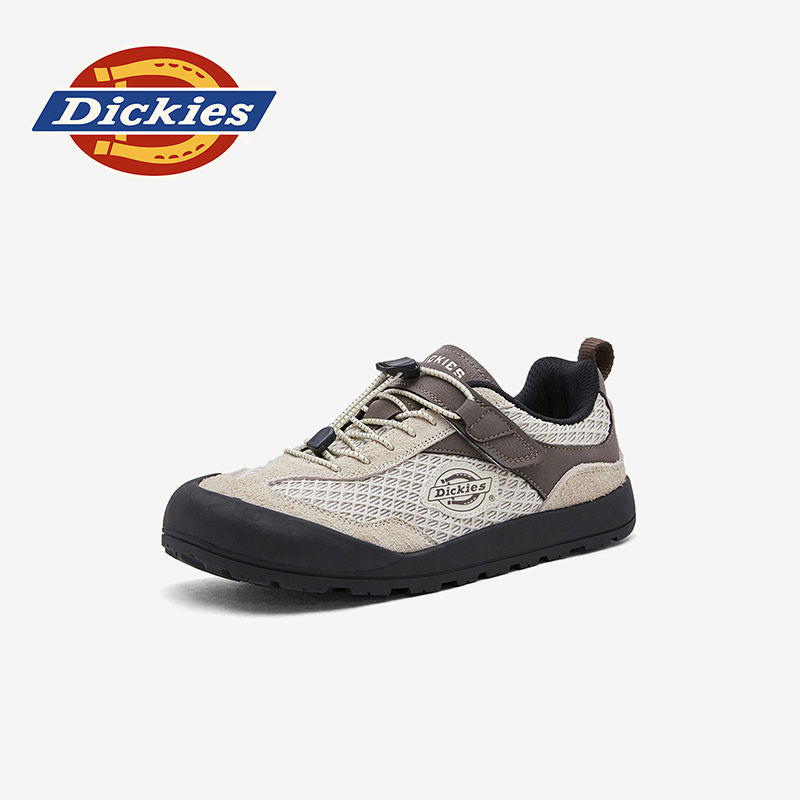 Dickies童鞋2025秋季上新魔术贴系带休闲鞋男女同款透气耐磨板鞋