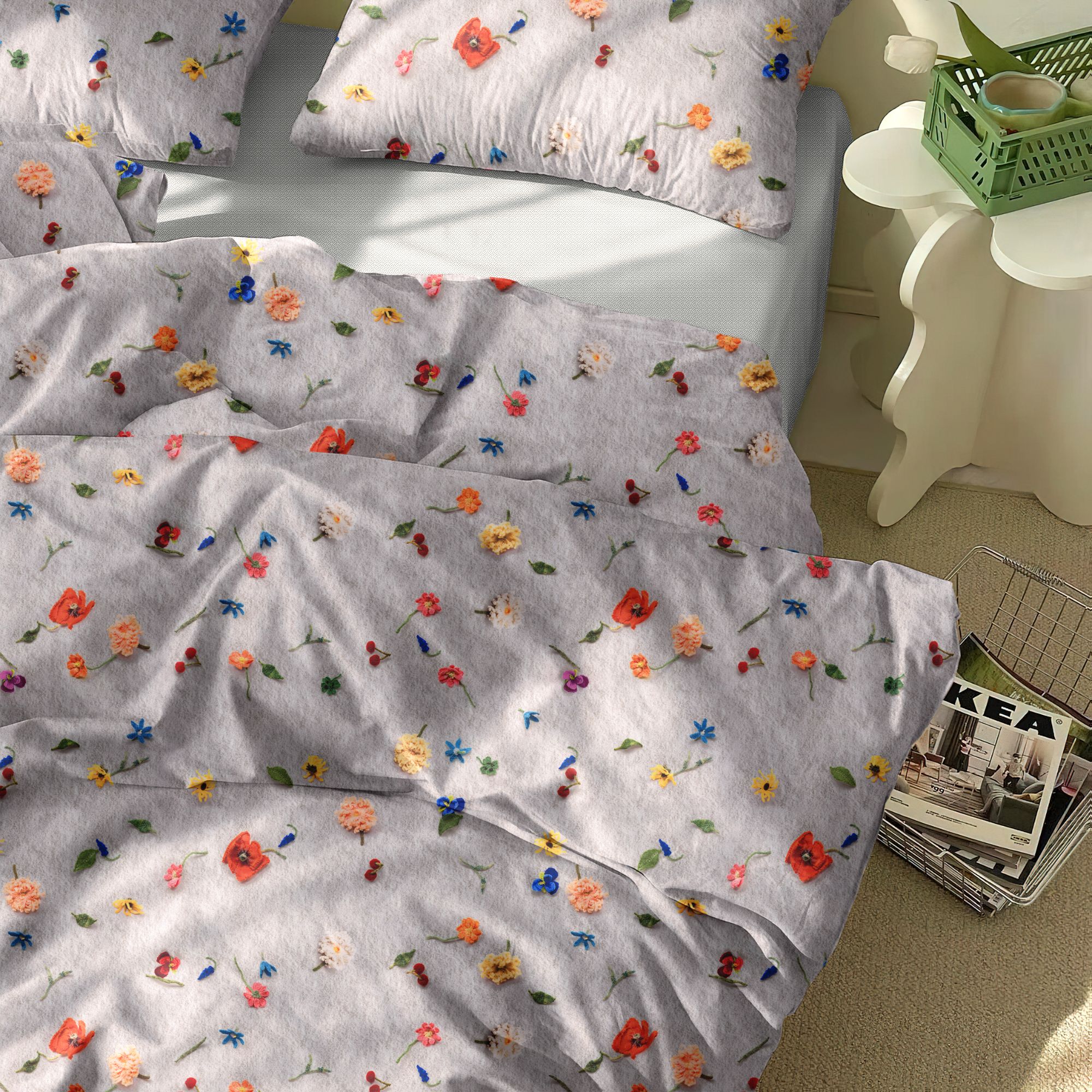 来自北欧的立体数码印花 4件套-马克珍妮