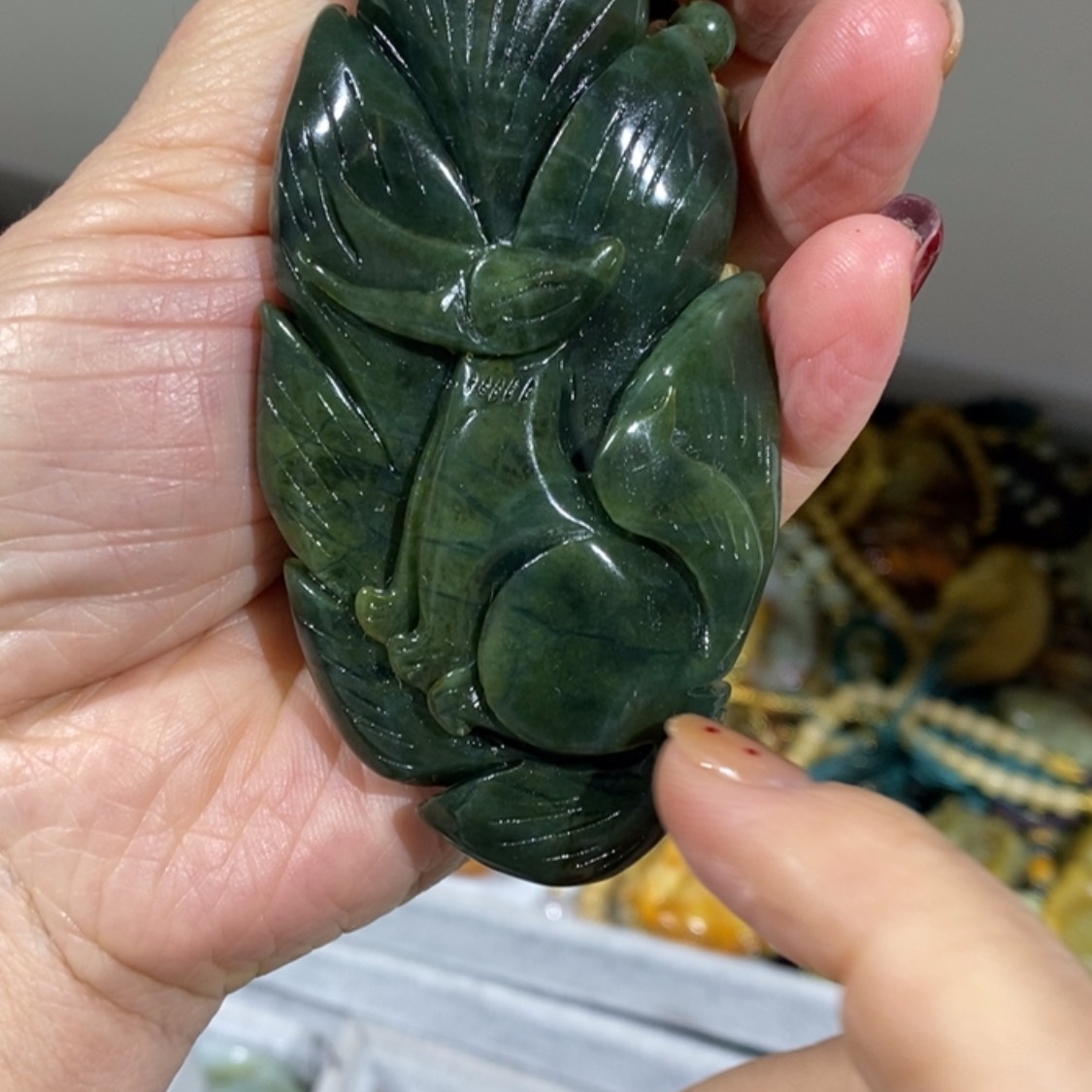 【闪购商品】岫玉毛衣链未镶嵌