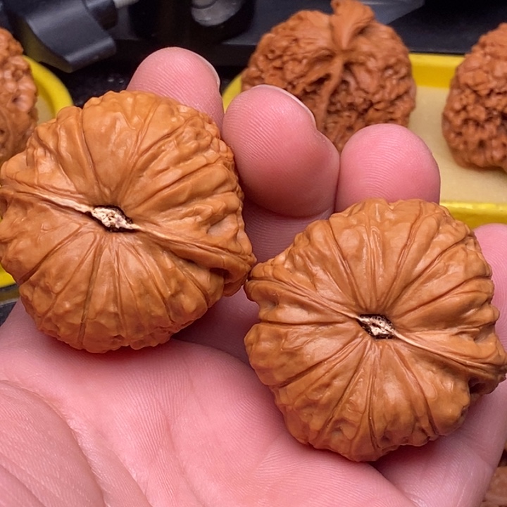 7***6文玩核桃把件文玩核桃南瓜墩