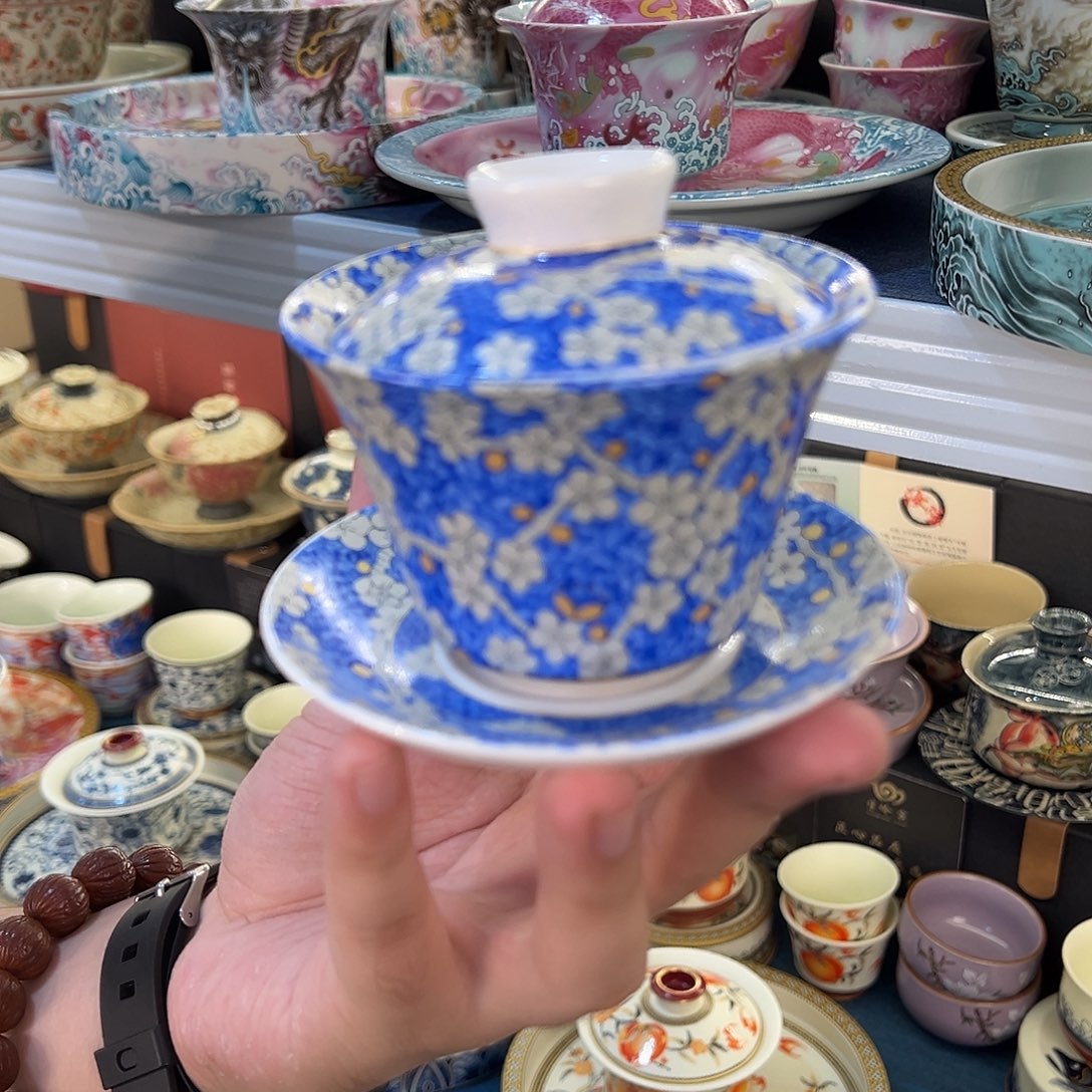 盖碗很漂亮我很喜欢